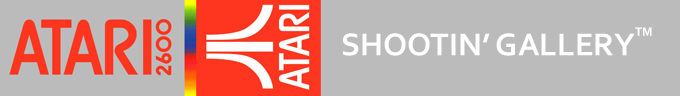 Shootin' Gallery logo for Atari 2600
